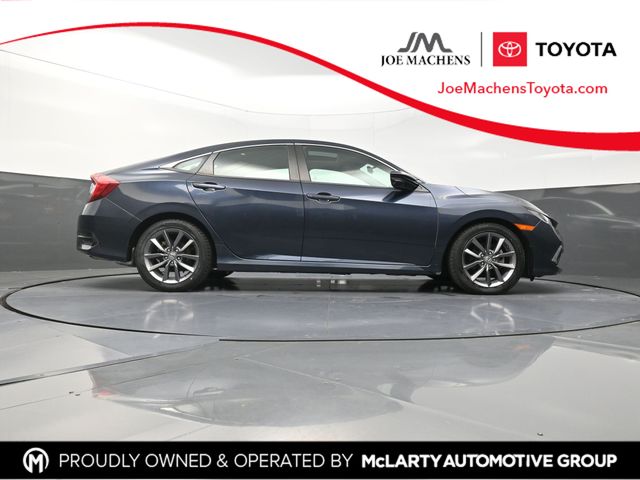 Cosmic Blue Metallic 2019 Honda Civic EX FWD Sedan Front-Wheel Drive Continuously Variable Transmission