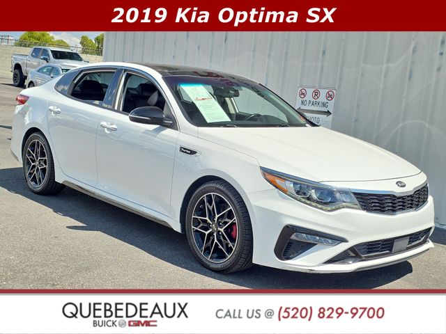Snow White Pearl 2019 Kia Optima Sedan Front-Wheel Drive 6-Speed Automatic