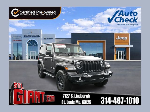 Gray (Granite Crystal Metallic Clearcoat) 2022 Jeep Wrangler Sport 4WD SUV / Crossover Four-Wheel Drive 8-Speed Automatic