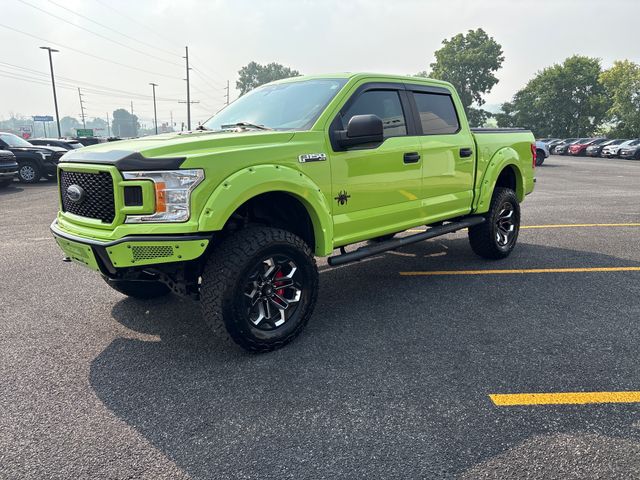Green 2019 Ford F-150 Pickup Truck Four-Wheel Drive Automatic