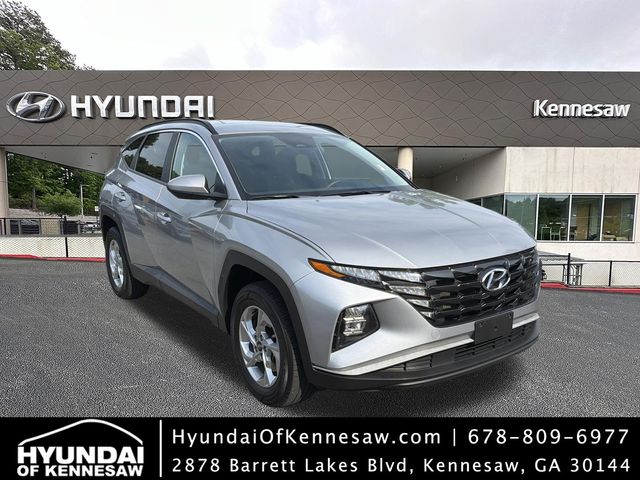 Shimmering Silver 2024 Hyundai Tucson SUV / Crossover All-Wheel Drive 8-Speed Automatic