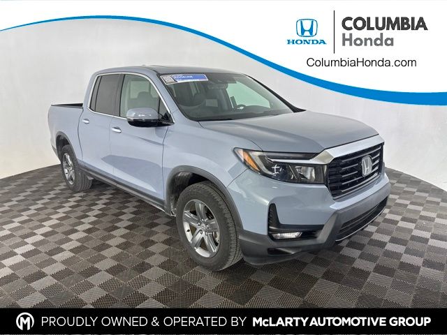 Sonic Gray Pearl 2023 Honda Ridgeline Pickup Truck All-Wheel Drive 9-Speed Automatic