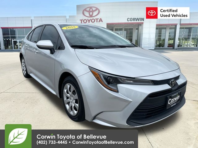 Classic Silver Metallic 2025 Toyota Corolla Sedan Front-Wheel Drive Continuously Variable Transmission