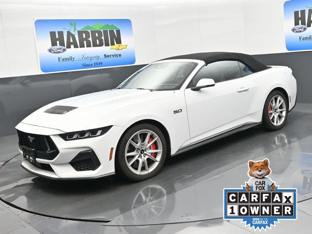 Oxford White 2024 Ford Mustang Convertible Rear-Wheel Drive Automatic