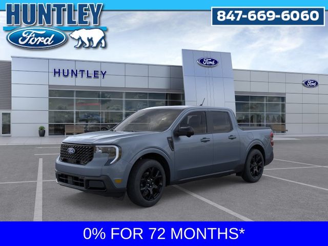 Blue (Azure Gray Metallic Tri-Coat) 2026 Ford Maverick Lariat SuperCrew AWD Pickup Truck All-Wheel Drive 8-Speed Automatic