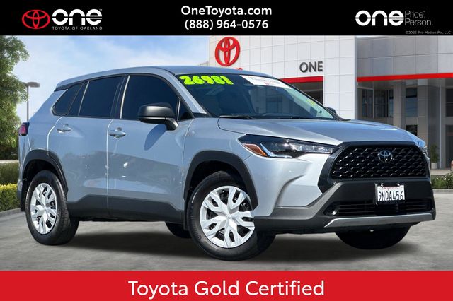 Silver 2024 Toyota Corolla Cross SUV / Crossover All-Wheel Drive Continuously Variable Transmission