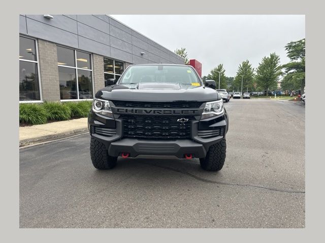 Black 2022 Chevrolet Colorado Pickup Truck Four-Wheel Drive 8-Speed Automatic