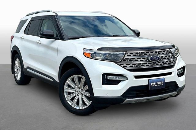 White Metallic 2020 Ford Explorer SUV / Crossover All-Wheel Drive Automatic