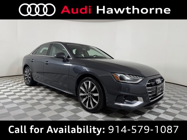 Manhattan Gray Metallic 2023 Audi A4 quattro Premium 40 TFSI AWD Sedan All-Wheel Drive 7-Speed Automatic