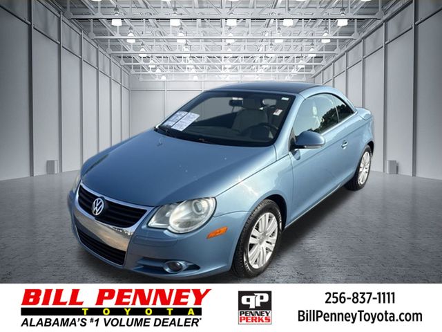Blue 2008 Volkswagen Eos Convertible Front-Wheel Drive 6-Speed Automatic