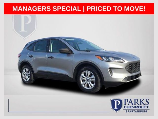 Iconic Silver Metallic 2022 Ford Escape S FWD SUV / Crossover Front-Wheel Drive 8-Speed Automatic