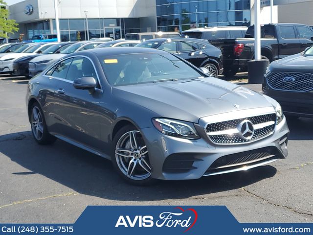 Selenite Gray Metallic 2019 Mercedes-Benz E-Class Coupe All-Wheel Drive 9-Speed Automatic