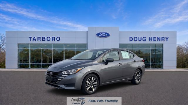 Gray (Gun Metallic) 2025 Nissan Versa Sedan Front-Wheel Drive Continuously Variable Transmission