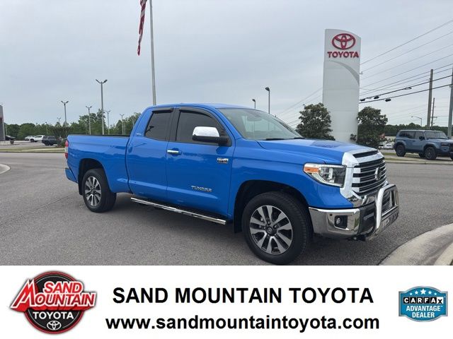 Voodoo Blue 2021 Toyota Tundra Limited Double Cab 4WD Pickup Truck Four-Wheel Drive 6-Speed Automatic
