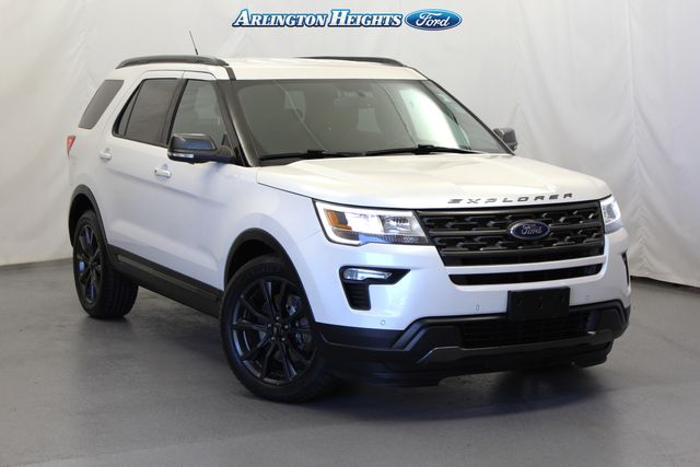White Platinum Metallic Tri-Coat 2018 Ford Explorer SUV / Crossover Front-Wheel Drive 6-Speed Automatic