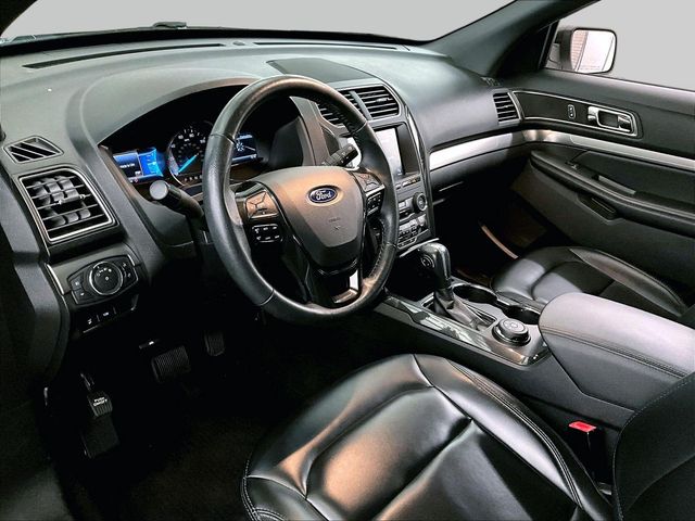 2019 Ford Explorer XLT White at Klick Lewis Buick Chevrolet