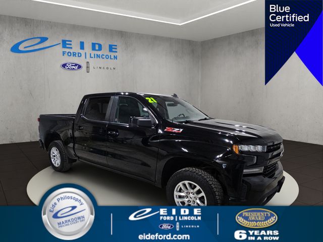 Black 2021 Chevrolet Silverado 1500 Pickup Truck Four-Wheel Drive 8-Speed Automatic