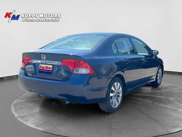 2010 Honda Civic EX - Blue exterior view 5