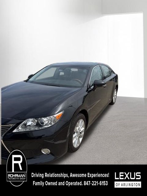 Black (Obsidian) 2013 Lexus ES Hybrid 300h FWD Sedan Front-Wheel Drive Continuously Variable Transmission
