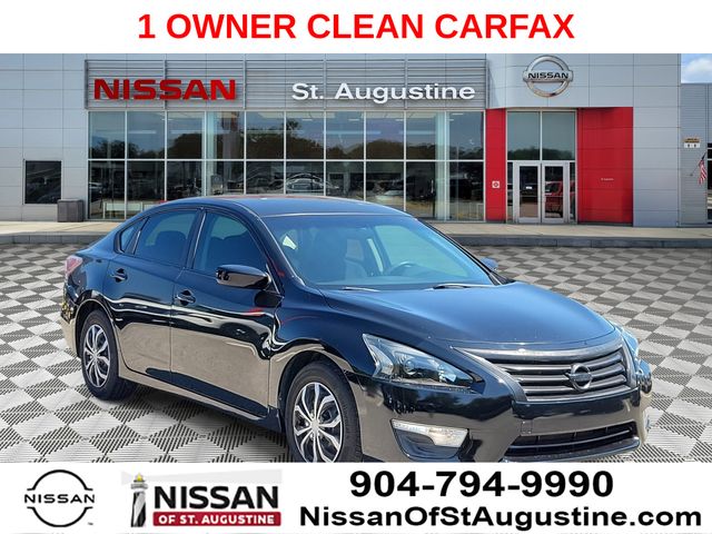 Super Black Clearcoat 2015 Nissan Altima Sedan Front-Wheel Drive Continuously Variable Transmission