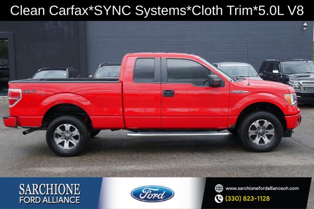 Race Red 2013 Ford F-150 STX SuperCab 4WD Pickup Truck Four-Wheel Drive 6-Speed Automatic
