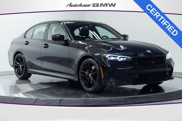 Black Sapphire Metallic 2023 BMW 3 Series Sedan All-Wheel Drive 8-Speed Automatic