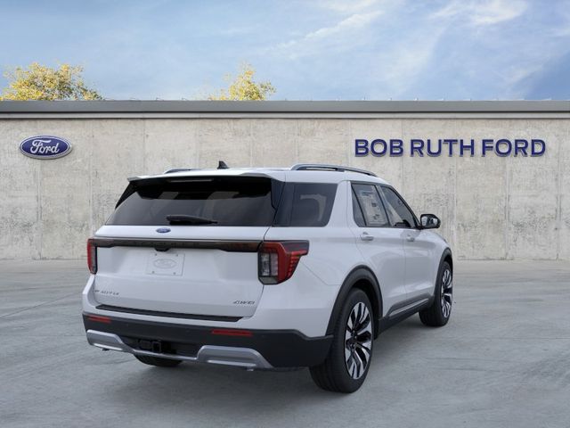 2026 Ford Explorer Platinum White at Luther Ford