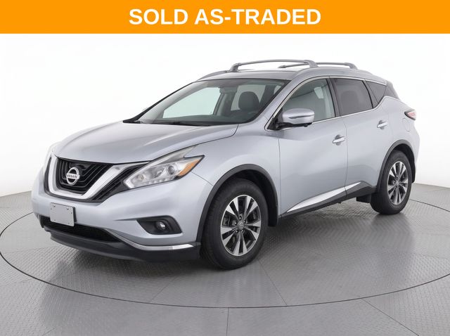 Brilliant Silver Metallic 2017 Nissan Murano SL SUV / Crossover Front-Wheel Drive Continuously Variable Transmission