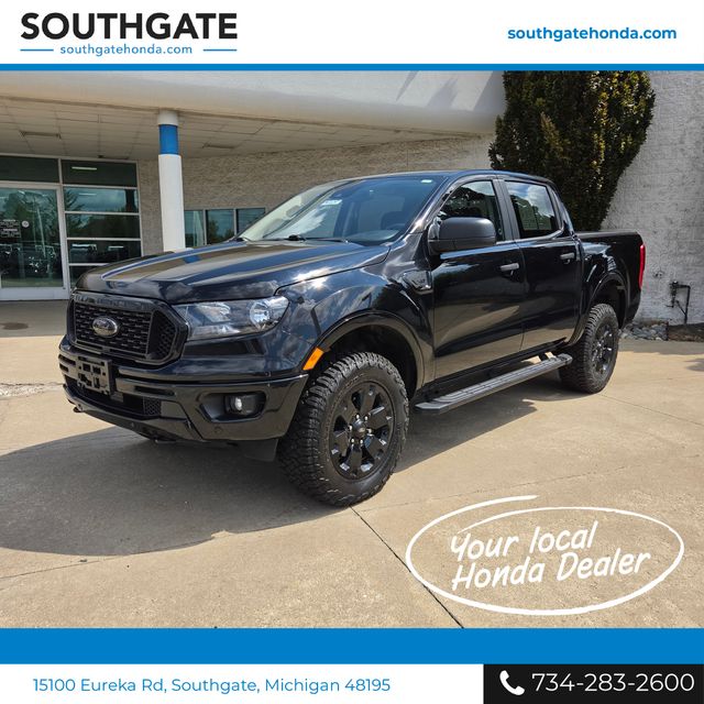 Shadow Black 2022 Ford Ranger Pickup Truck Four-Wheel Drive Automatic