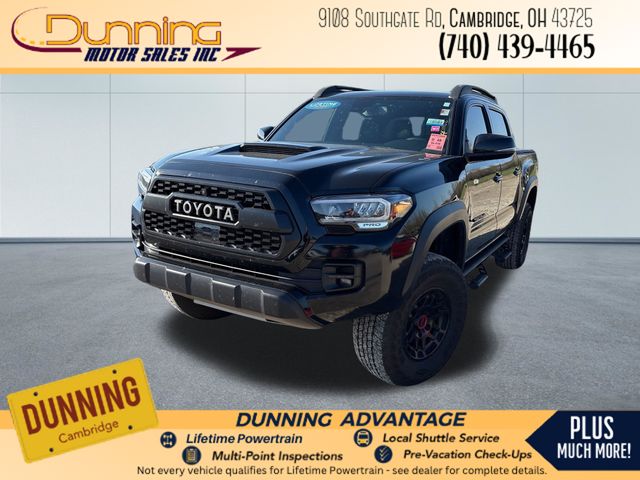 Midnight Black Metallic 2022 Toyota Tacoma TRD Pro Double Cab 4WD Pickup Truck Four-Wheel Drive 6-Speed Automatic