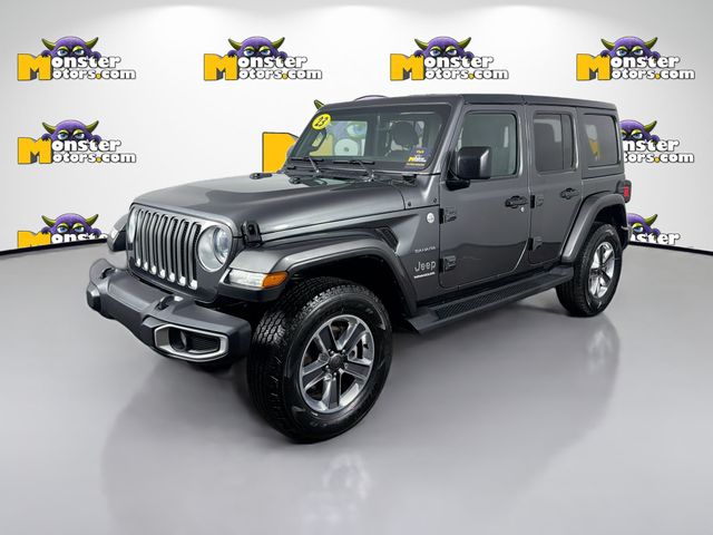Gray (Granite Crystal Metallic Clearcoat) 2023 Jeep Wrangler Sahara 4-Door 4WD SUV / Crossover Four-Wheel Drive 8-Speed Automatic