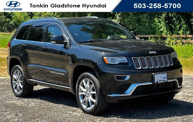 Brilliant Black Crystal Pearlcoat 2016 Jeep Grand Cherokee SUV / Crossover Four-Wheel Drive 8-Speed Automatic