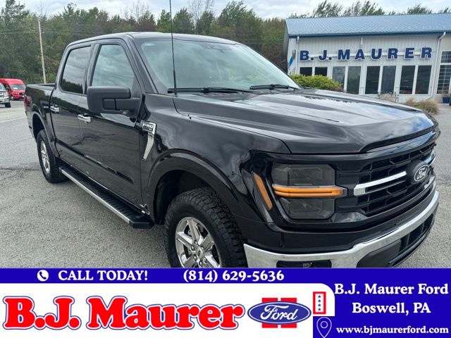 Black Metallic 2025 Ford F-150 Pickup Truck Four-Wheel Drive Automatic