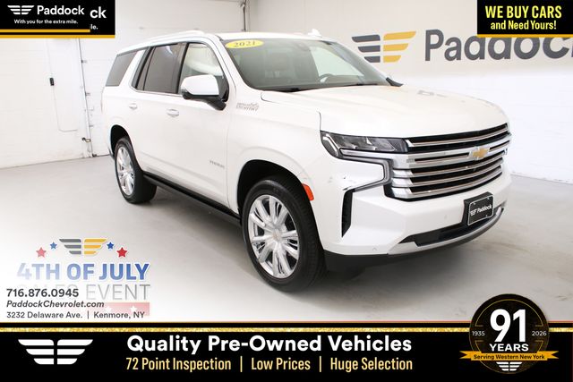 White (Iridescent Pearl Tricoat) 2021 Chevrolet Tahoe SUV / Crossover Four-Wheel Drive Automatic