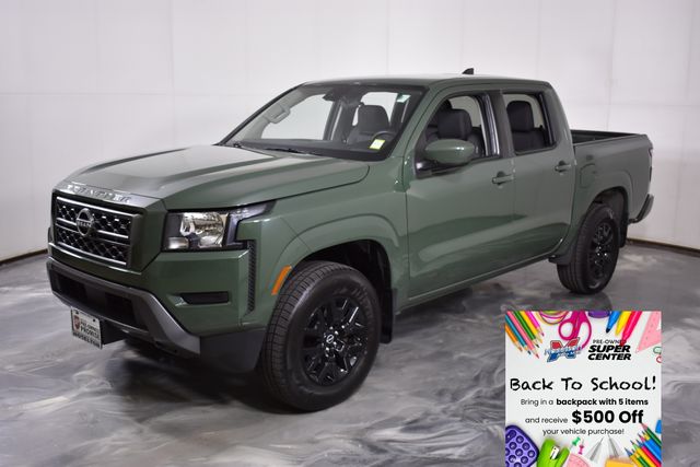 Tactical Green Metallic 2023 Nissan Frontier Pickup Truck Four-Wheel Drive 9-Speed Automatic