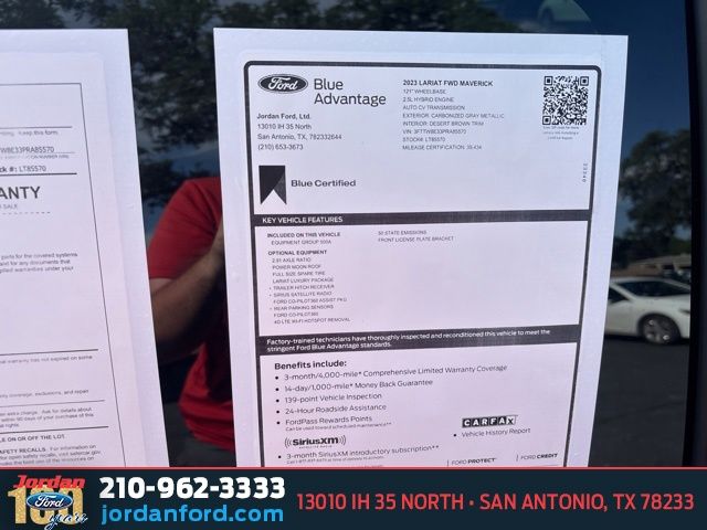 Used Car 2023 Ford Maverick  Lariat For Sale Under $30,000 In San Antonio, Texas