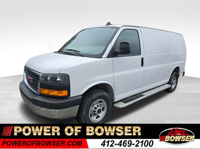 Summit White 2024 GMC Savana Cargo 2500 RWD Van Rear-Wheel Drive 8-Speed Automatic Overdrive