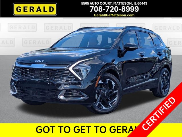 Ebony Black 2025 Kia Sportage SUV / Crossover Front-Wheel Drive 8-Speed Automatic