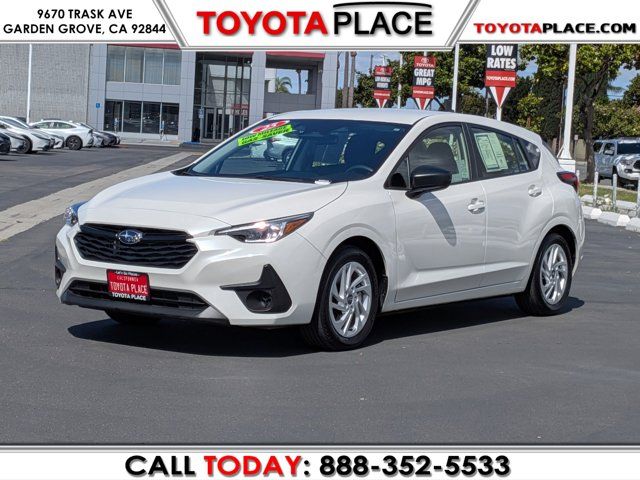 Crystal White Pearl 2025 Subaru Impreza Wagon All-Wheel Drive Continuously Variable Transmission