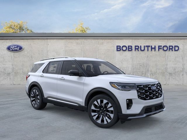 2026 Ford Explorer Platinum White at Luther Ford