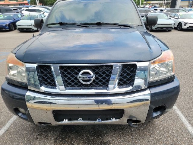 Arctic Blue Metallic 2015 Nissan Titan SV King Cab 4WD Pickup Truck Four-Wheel Drive 5-Speed Automatic