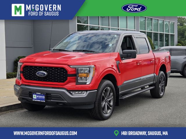 Race Red 2023 Ford F-150 XLT SuperCrew 4WD Pickup Truck Four-Wheel Drive Automatic