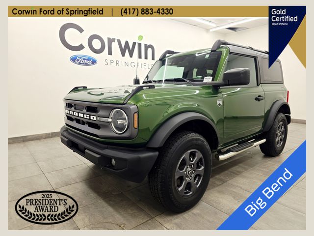 Eruption Green Metallic 2022 Ford Bronco SUV / Crossover Four-Wheel Drive 7-Speed Manual