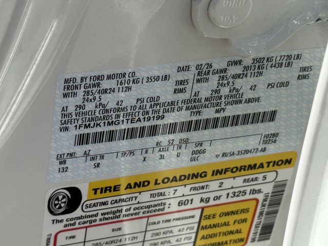 New 2026 White Ford Platinum image 22