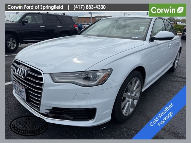 Glacier White 2016 Audi A6 2.0T quattro Premium Plus Sedan AWD Sedan All-Wheel Drive 8-Speed Automatic