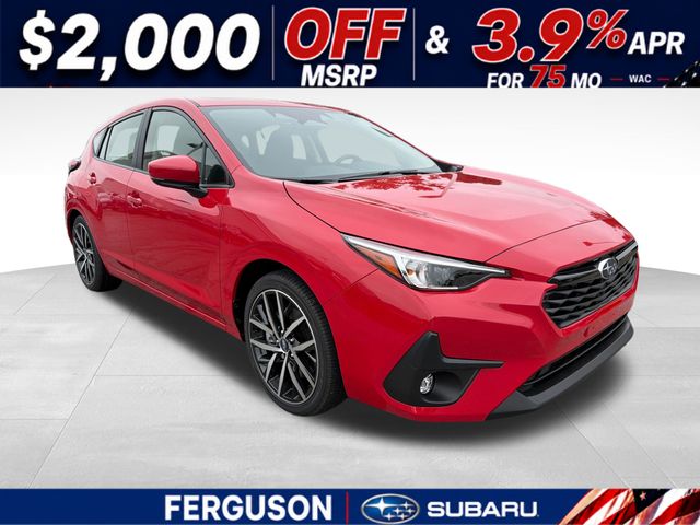 Pure Red 2026 Subaru Impreza Wagon All-Wheel Drive Continuously Variable Transmission