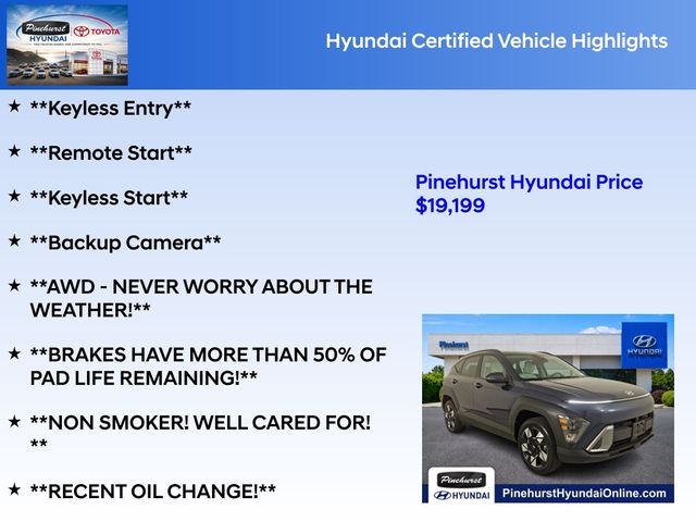 Used 2024 Hyundai Kona SUV