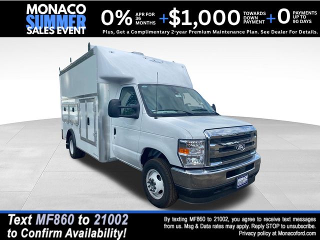 Oxford White 2027 Ford E-Series Chassis Pickup Truck Rear-Wheel Drive 6-Speed Automatic