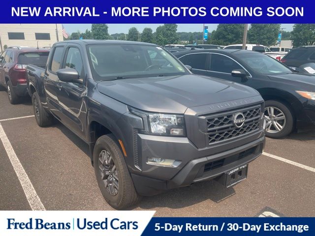 Gray (Gun Metallic) 2023 Nissan Frontier Pickup Truck Four-Wheel Drive 9-Speed Automatic