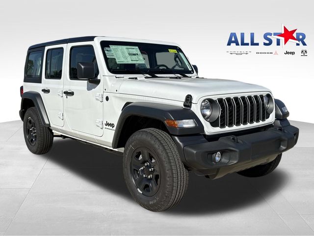 Bright White Clearcoat 2026 Jeep Wrangler Sport 4-Door 4WD SUV / Crossover Four-Wheel Drive 8-Speed Automatic